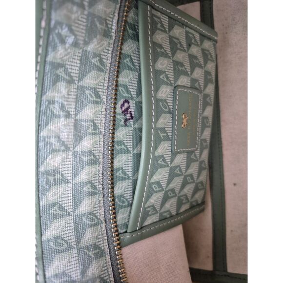 Anya Hindmarch Fern Olive 187541 Tote XS Eyes Crossbody I AM A PLASTIC Bag - Picture 11 of 11